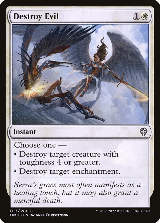 Destroy Evil - carta Magic The Gathering