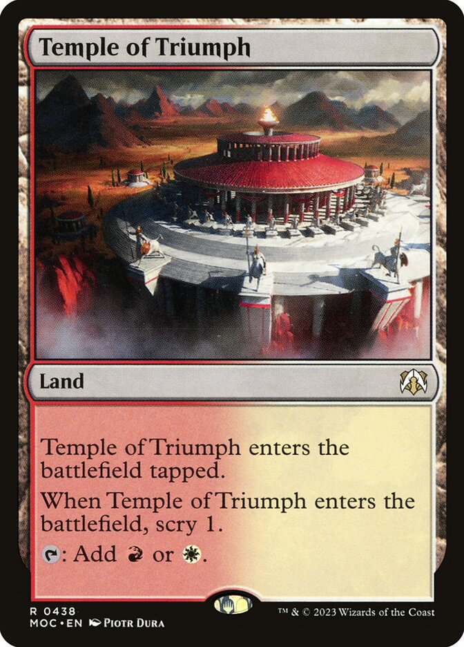 Temple of Triumph - carta Magic The Gathering