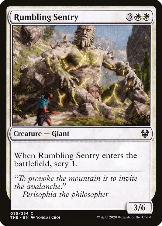 Rumbling Sentry - carta Magic The Gathering