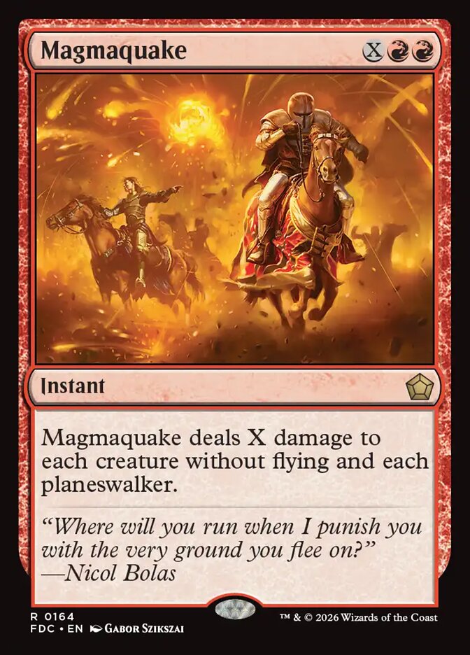 Magmaquake - carta Magic The Gathering