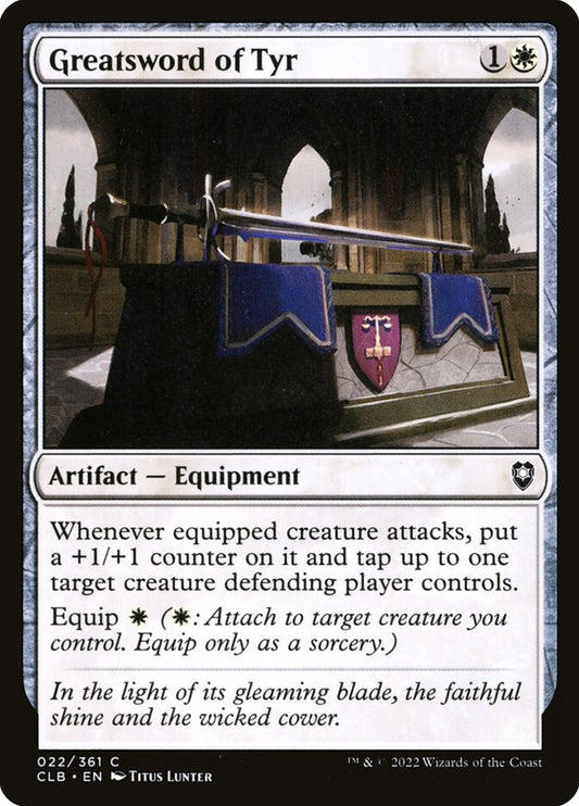 Greatsword of Tyr - CLB-022-NF-STD
