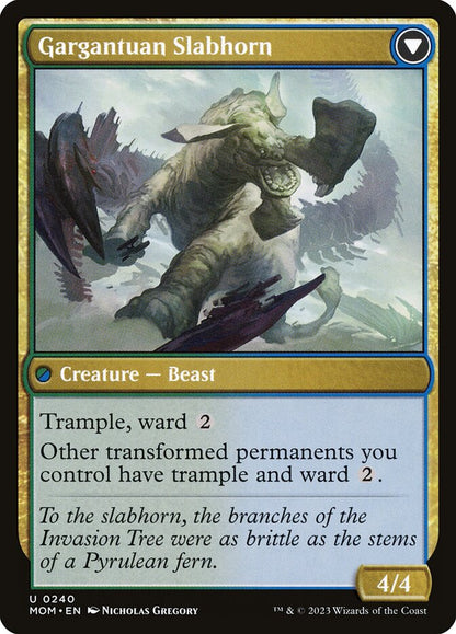 Gargantuan Slabhorn - carta Magic The Gathering