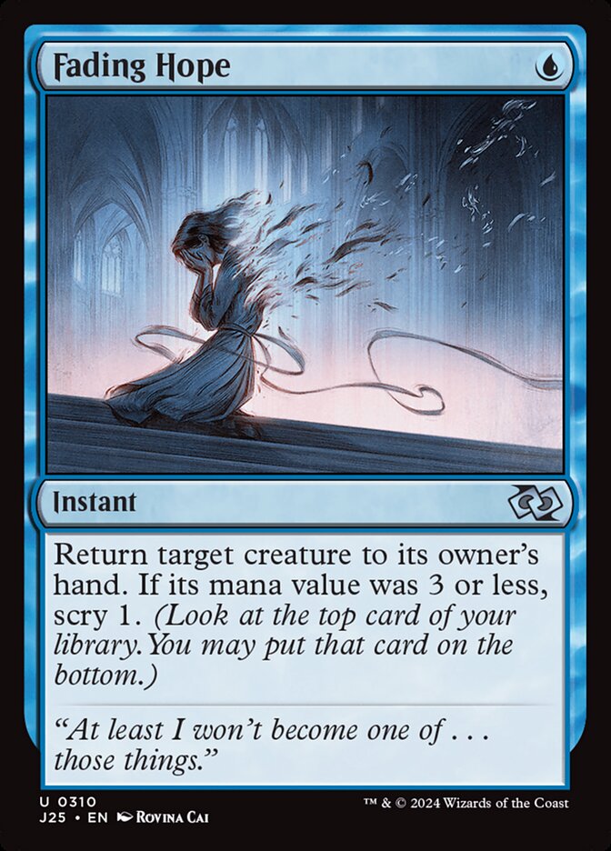 Fading Hope - carta Magic The Gathering