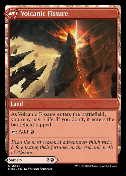 Volcanic Fissure - carta Magic The Gathering