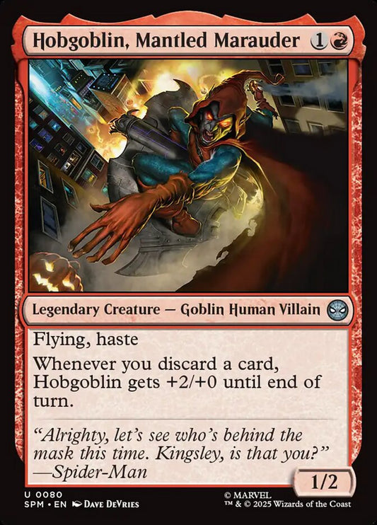 Hobgoblin, Mantled Marauder - SPM-080-NF-LDG