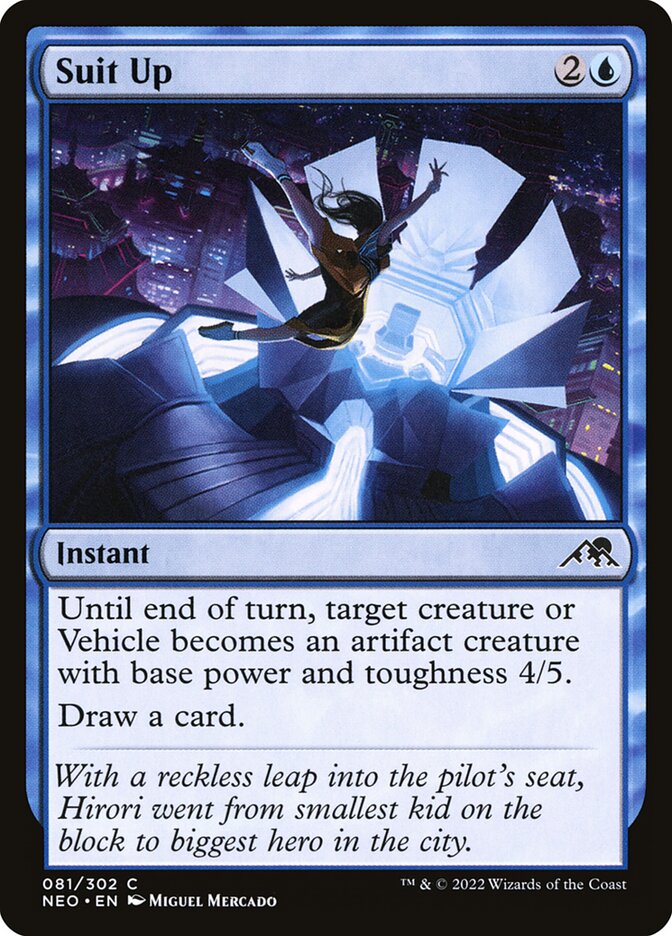 Suit Up - carta Magic The Gathering