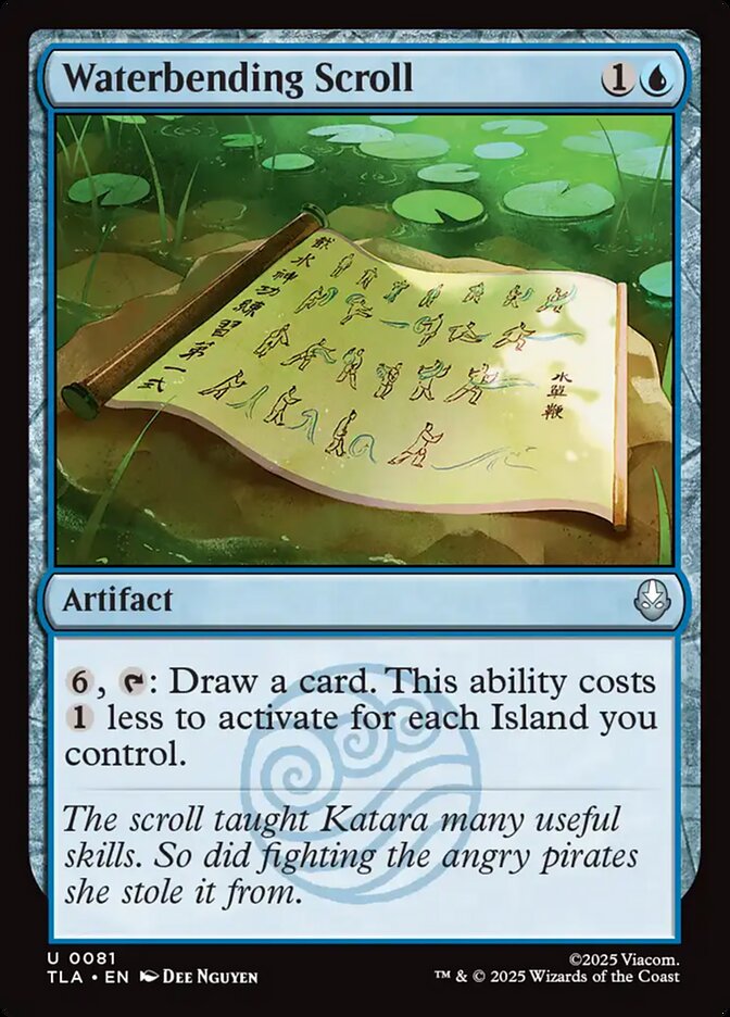 Waterbending Scroll - carta Magic The Gathering