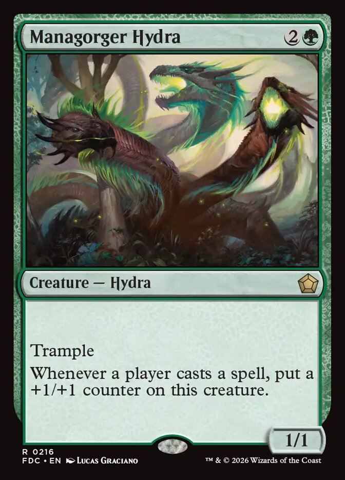 Managorger Hydra - carta Magic The Gathering