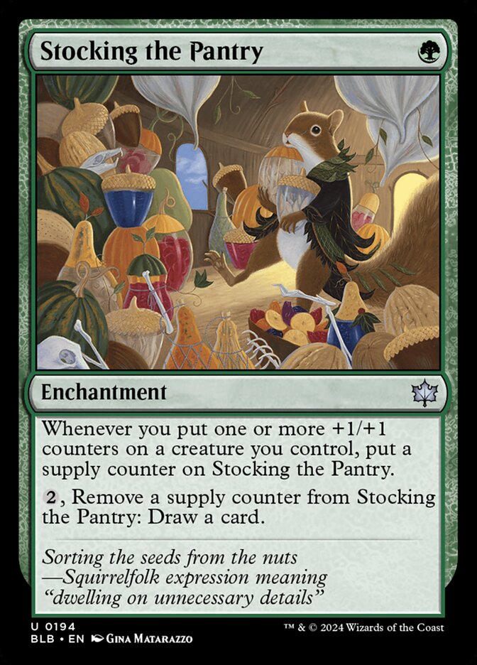 Stocking the Pantry - carta Magic The Gathering
