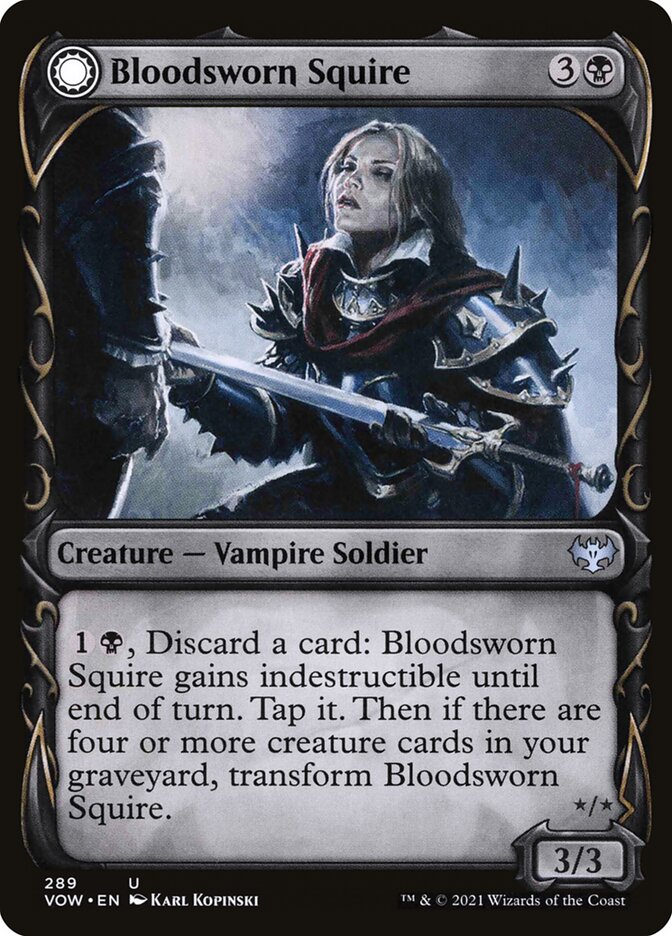 Bloodsworn Squire - carta Magic The Gathering