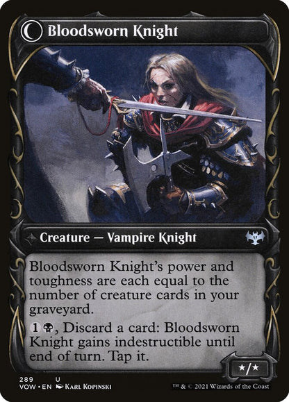 Bloodsworn Knight - carta Magic The Gathering