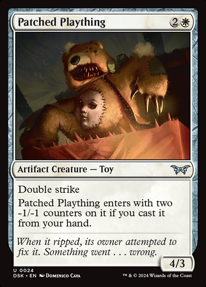 Patched Plaything - DSK-024-NF-STD