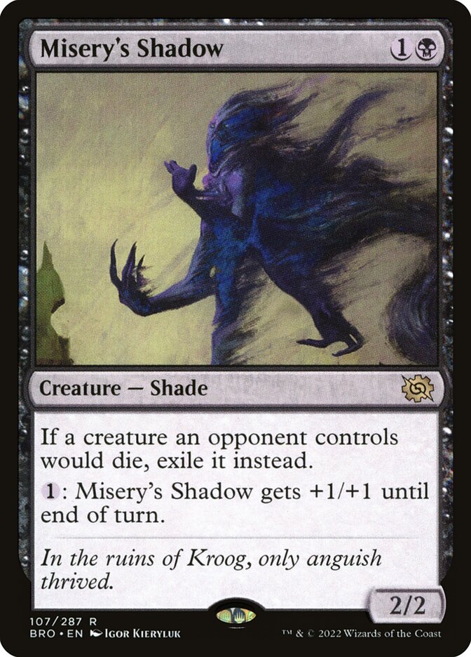 Misery's Shadow - carta Magic The Gathering