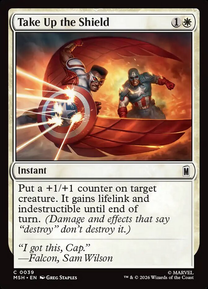 Take Up the Shield - carta Magic The Gathering