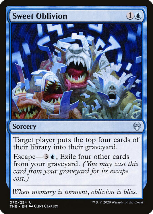 Sweet Oblivion - carta Magic The Gathering