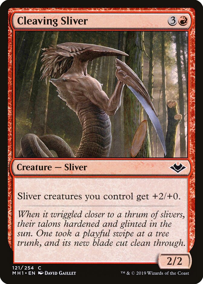 Cleaving Sliver - carta Magic The Gathering