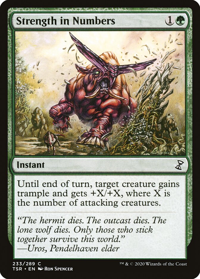 Strength in Numbers - carta Magic The Gathering