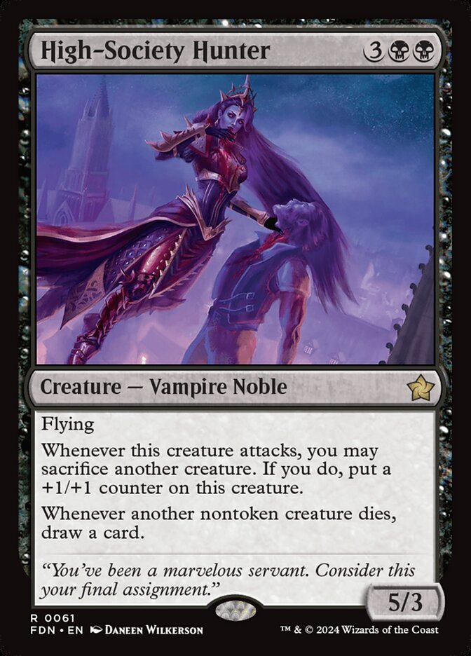 High-Society Hunter - carta Magic The Gathering
