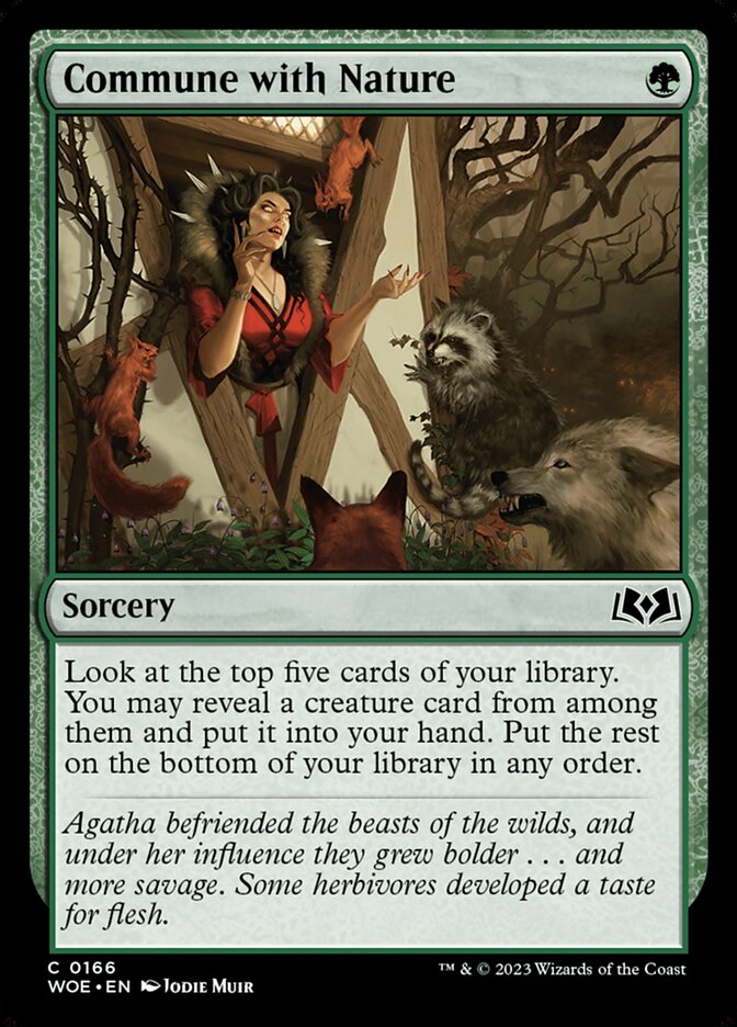 Commune with Nature - carta Magic The Gathering