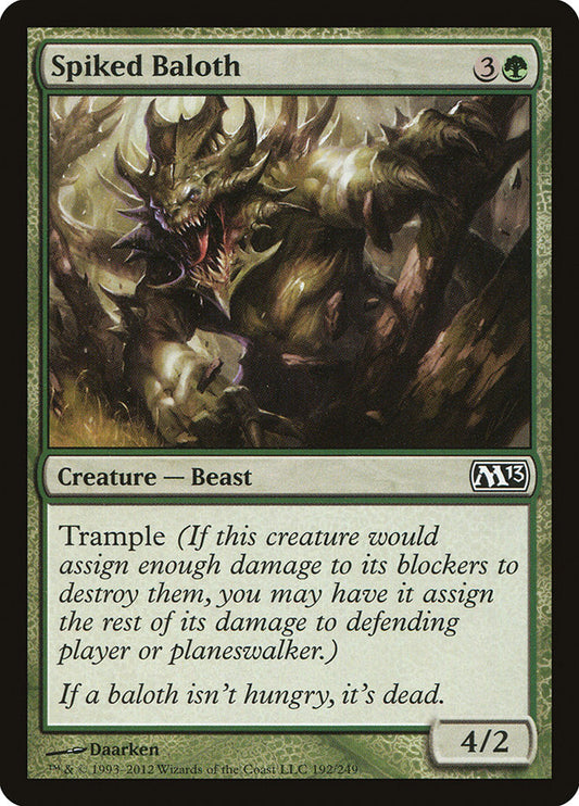 Spiked Baloth - carta Magic The Gathering