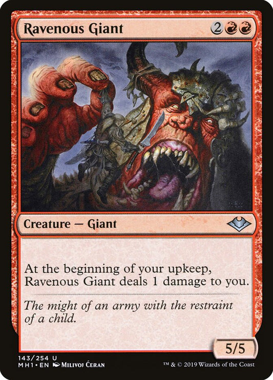 Ravenous Giant - carta Magic The Gathering