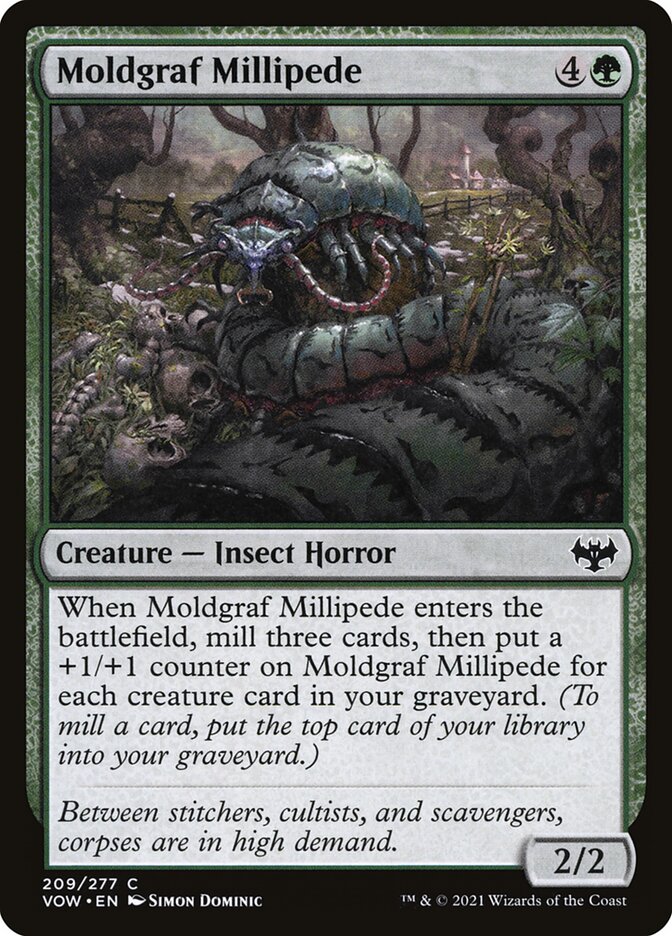 Moldgraf Millipede - carta Magic The Gathering