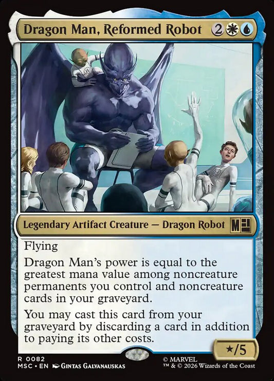 Dragon Man, Reformed Robot - carta Magic The Gathering