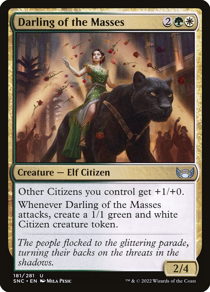 Darling of the Masses - carta Magic The Gathering