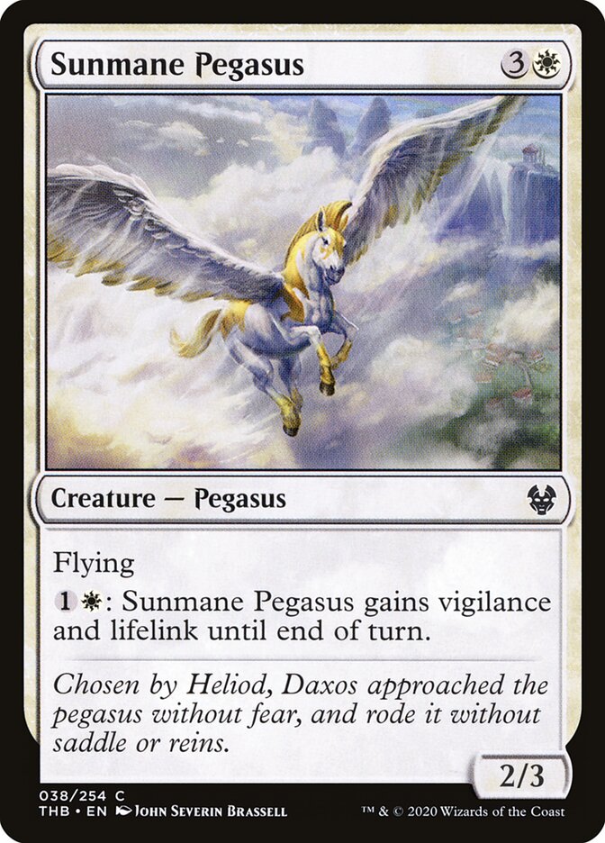 Sunmane Pegasus - carta Magic The Gathering