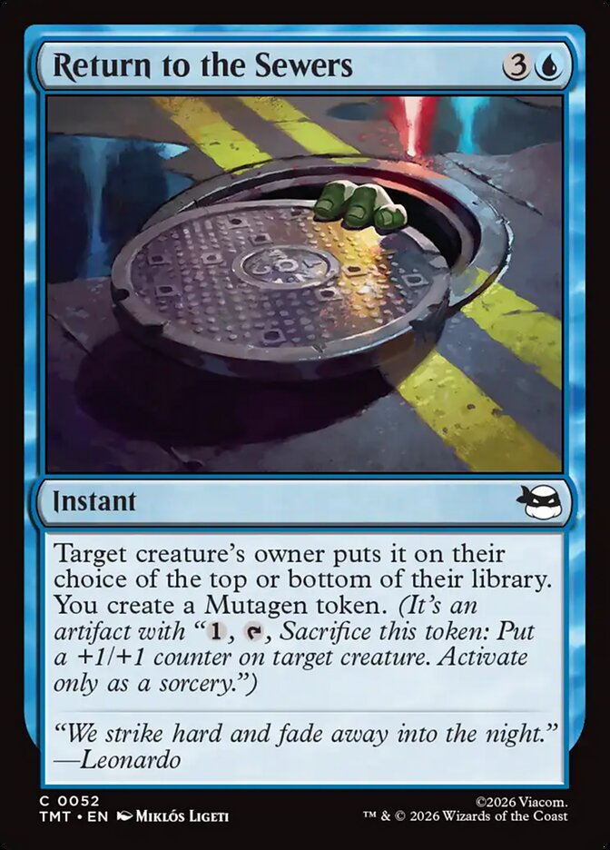 Return to the Sewers - TMT-052-F-UNI