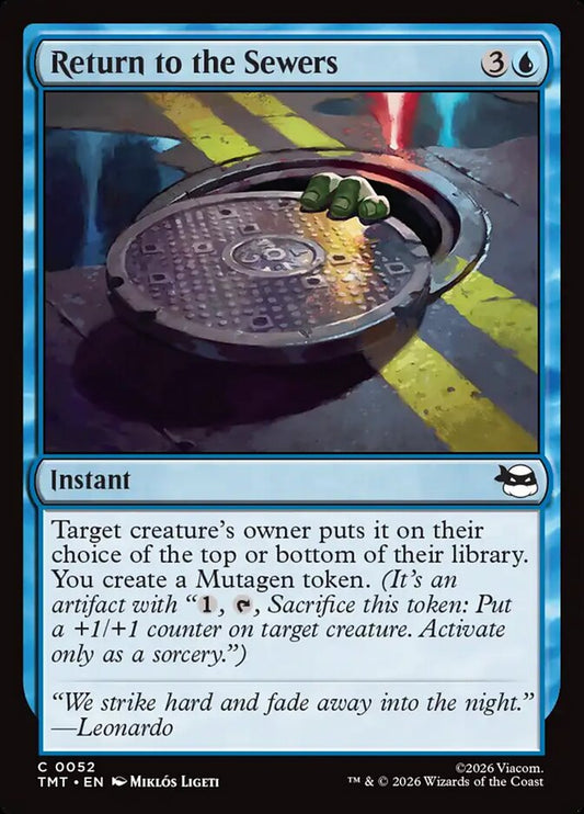 Return to the Sewers - TMT-052-F-UNI