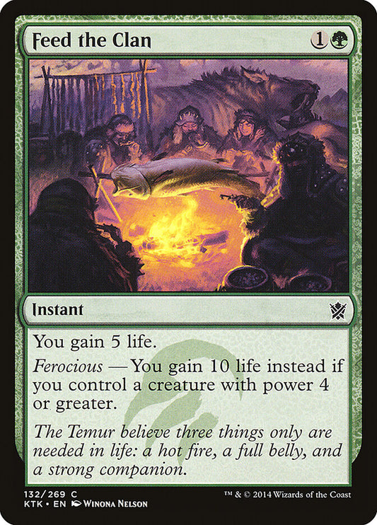 Feed the Clan - carta Magic The Gathering