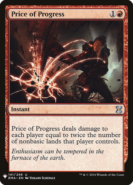Price of Progress - carta Magic The Gathering