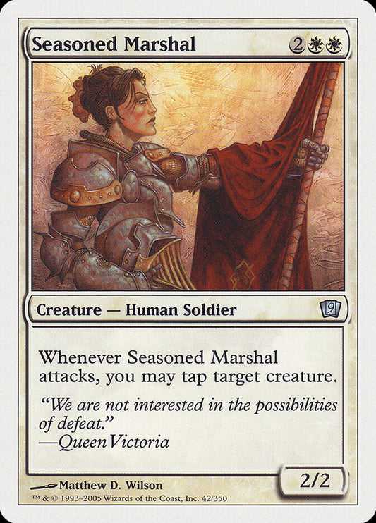 Seasoned Marshal - carta Magic The Gathering