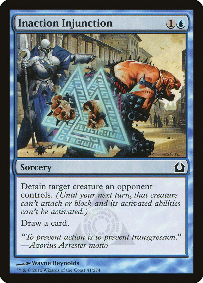 Inaction Injunction - carta Magic The Gathering