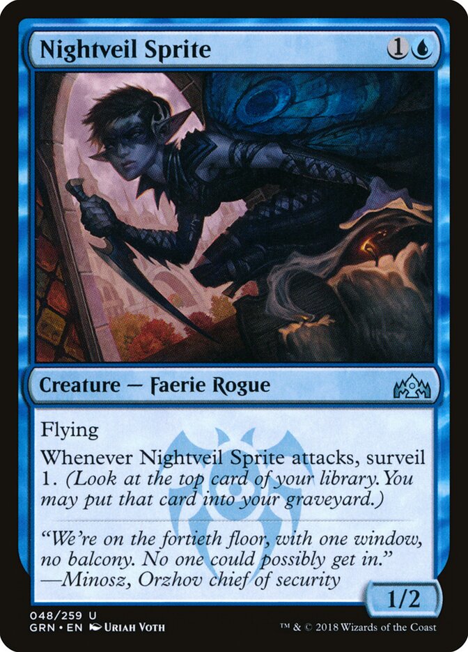 Nightveil Sprite - carta Magic The Gathering