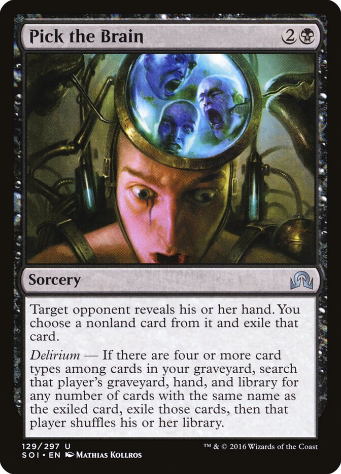 Pick the Brain - carta Magic The Gathering