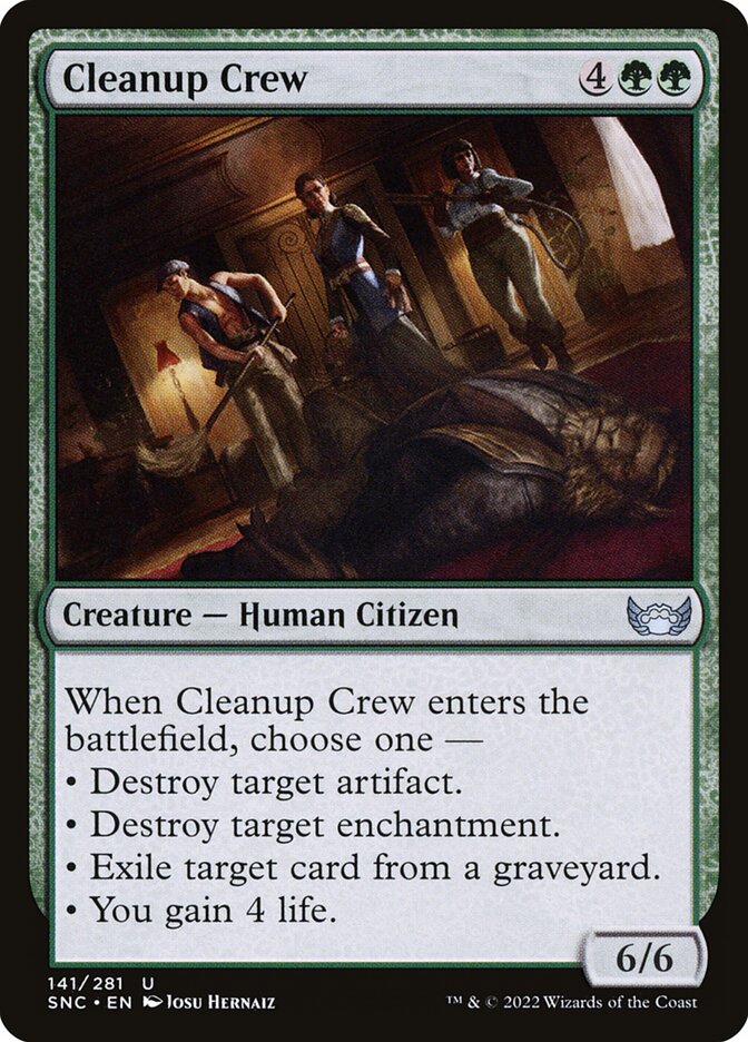 Cleanup Crew - carta Magic The Gathering