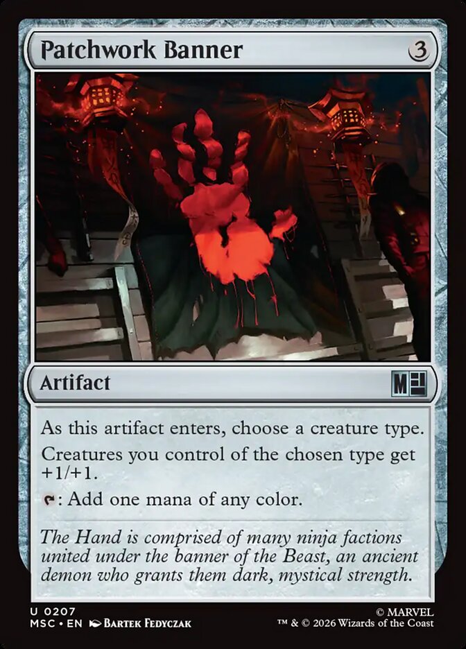 Patchwork Banner - carta Magic The Gathering
