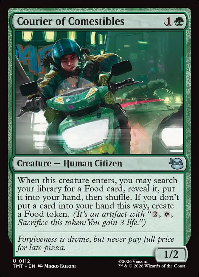 Courier of Comestibles - carta Magic The Gathering