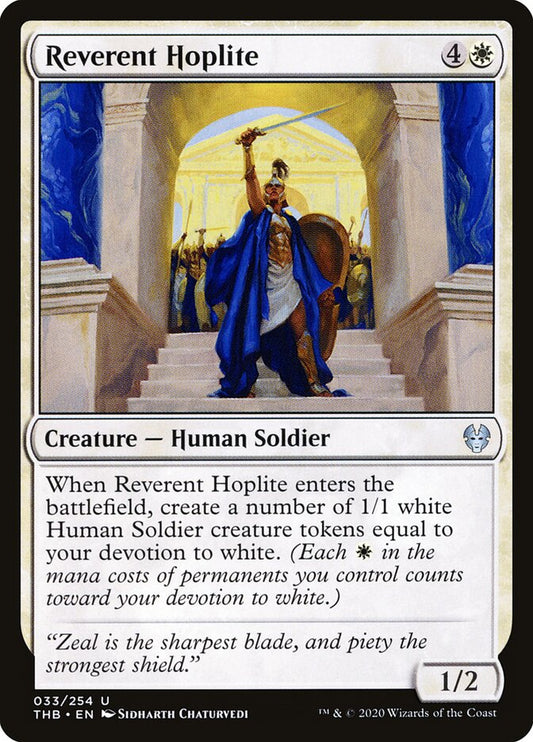 Reverent Hoplite - carta Magic The Gathering
