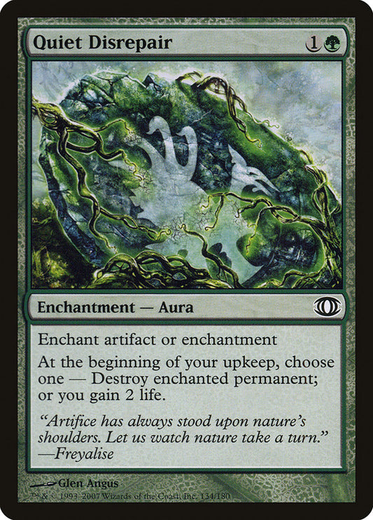 Quiet Disrepair - carta Magic The Gathering