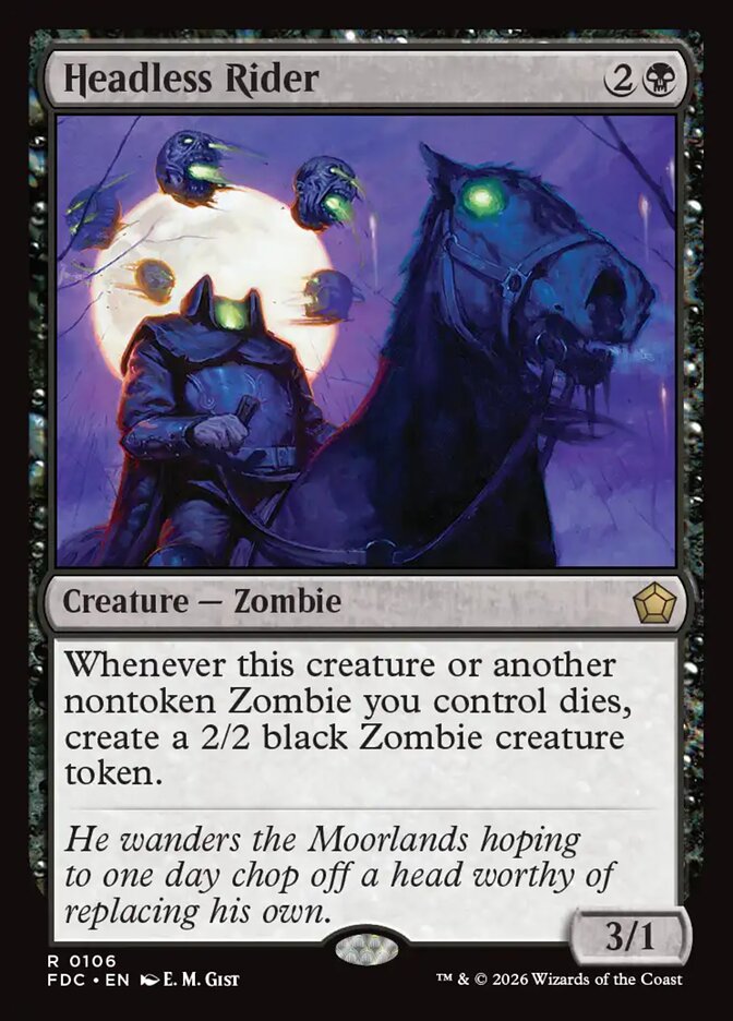 Headless Rider - carta Magic The Gathering