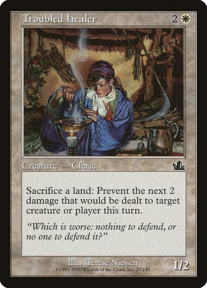 Troubled Healer - carta Magic The Gathering