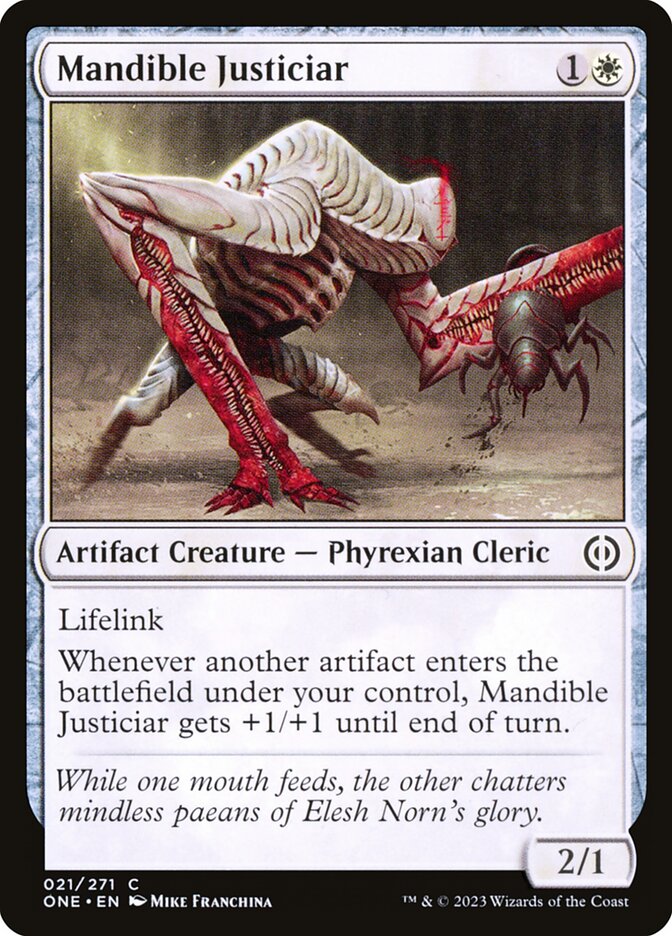Mandible Justiciar - carta Magic The Gathering