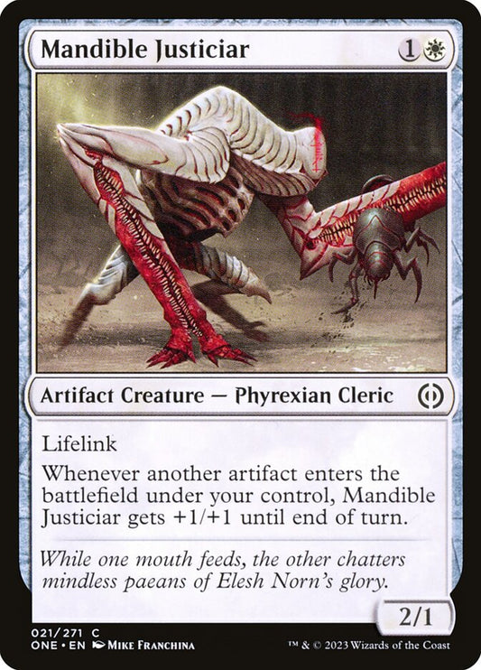 Mandible Justiciar - carta Magic The Gathering