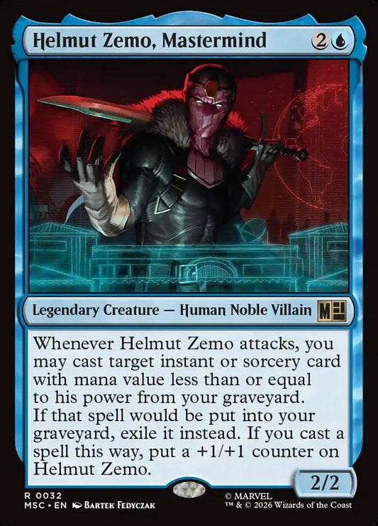 Helmut Zemo, Mastermind - carta Magic The Gathering