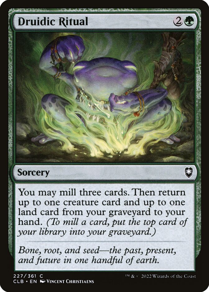 Druidic Ritual - CLB-227-NF-STD