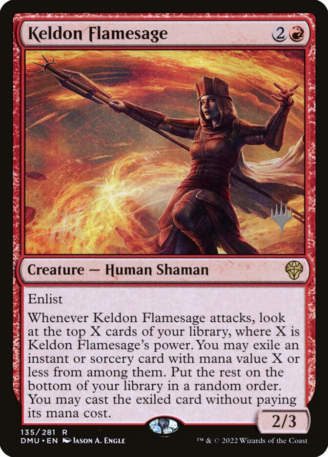 Keldon Flamesage - carta Magic The Gathering