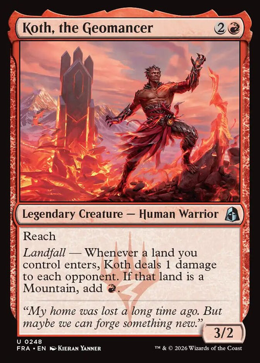 Koth, the Geomancer - carta Magic The Gathering